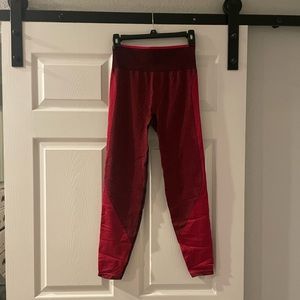 Red Workout Leggings